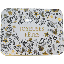 Boîte métal Joyeuses fêtes