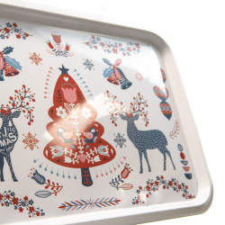 Plateau métal décor Scandinave