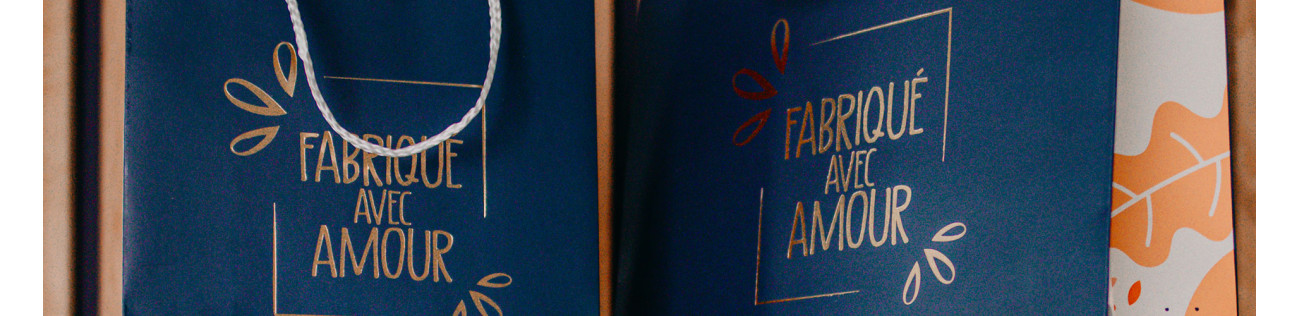 Fabriqué avec Amour - Collection d'emballages chaleureux