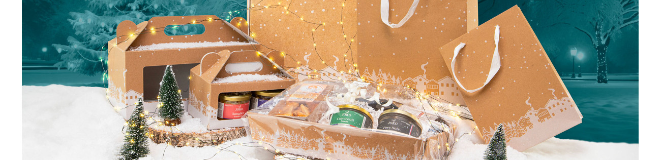 Hiver enneige - Collection d'emballages hivernaux et naturel